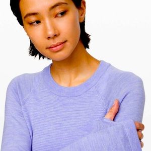 Lululemon Sit In Lotus Sweater
Heathered Lavender Dusk size 4